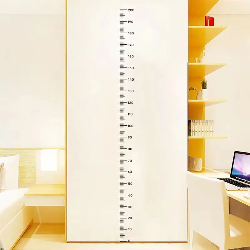 Baby Growth Height Chart Wall Sticker Kids Measuring Ruler Nursery Decor
