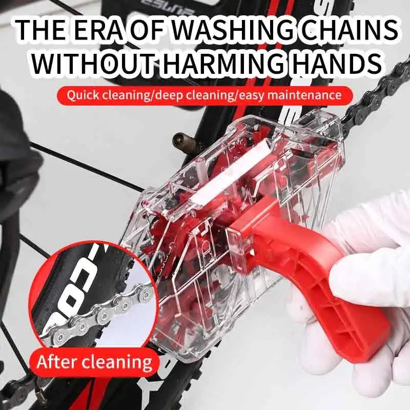 Multi Function Bike Chain and Wheel Cleaning Tool Set