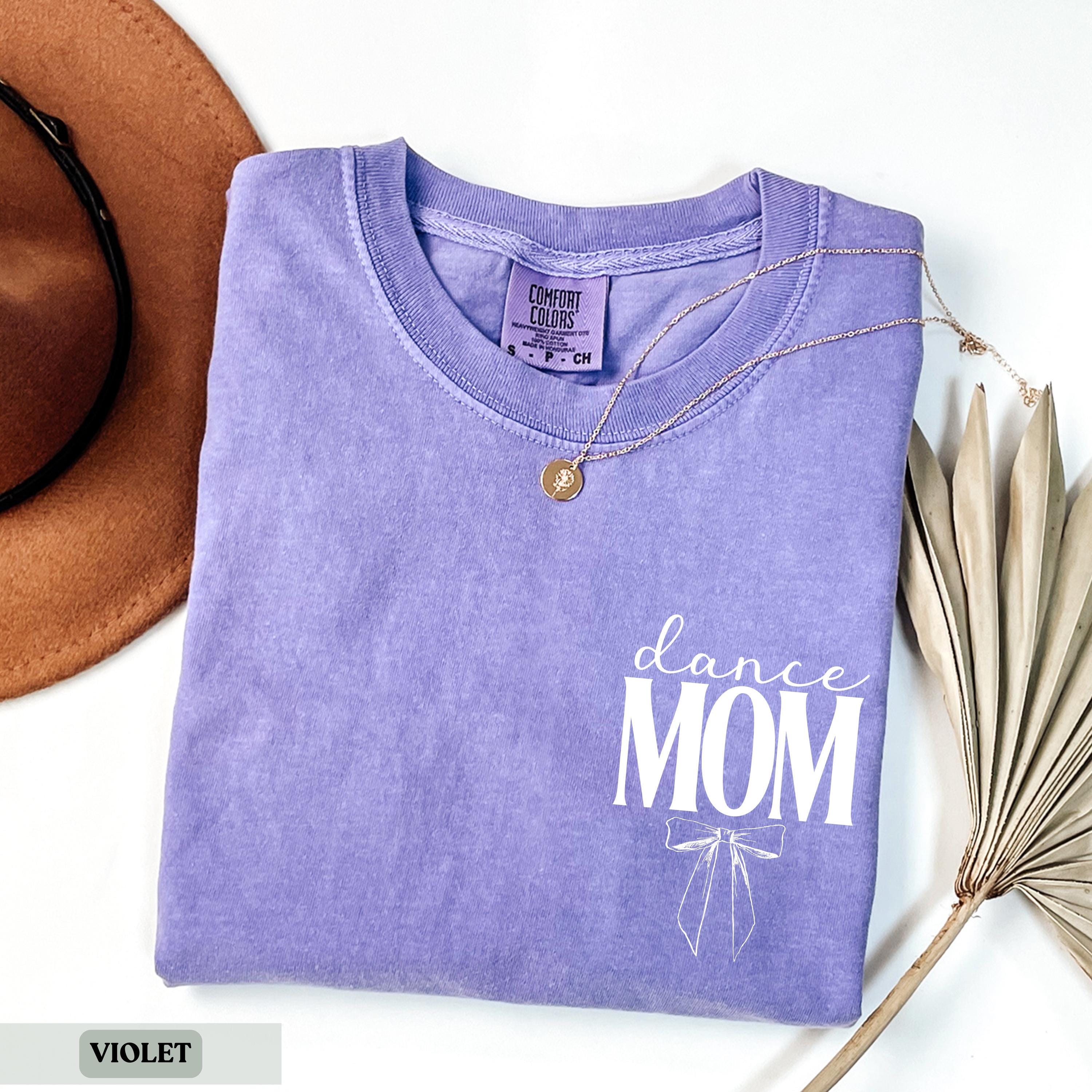 Dance Mom Shirt Bow Shirt, Dance Mom Tee, Ballet Mom Gift, Personalized Ballet Shirt, Dance Mama Gift fo