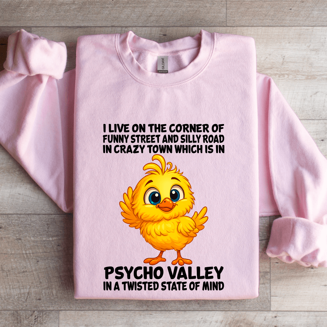 I Live On The Corner Of Funny Street Sweatshirt