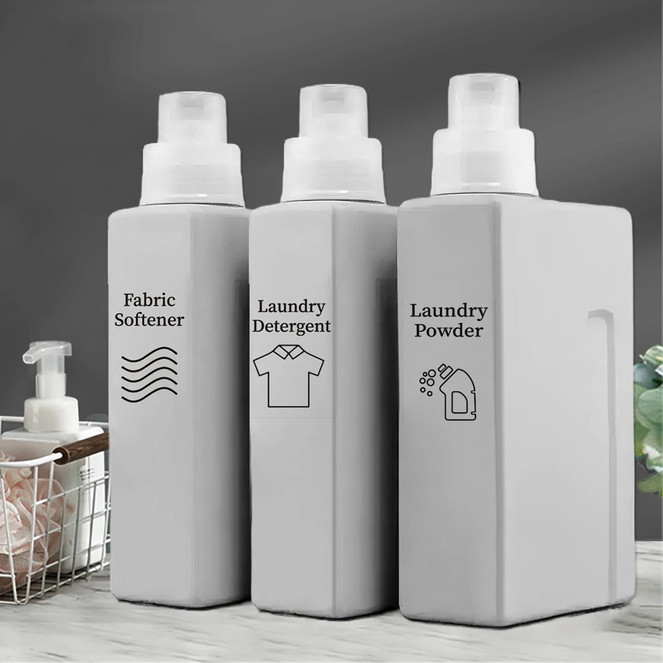 Laundry Detergent Dispenser – Refillable Storage Canister