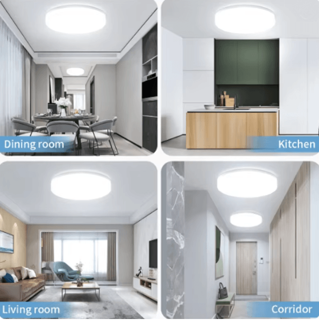 SlimGlow Ultra Thin LED Ceiling Light Modern Round Ceiling Lamp