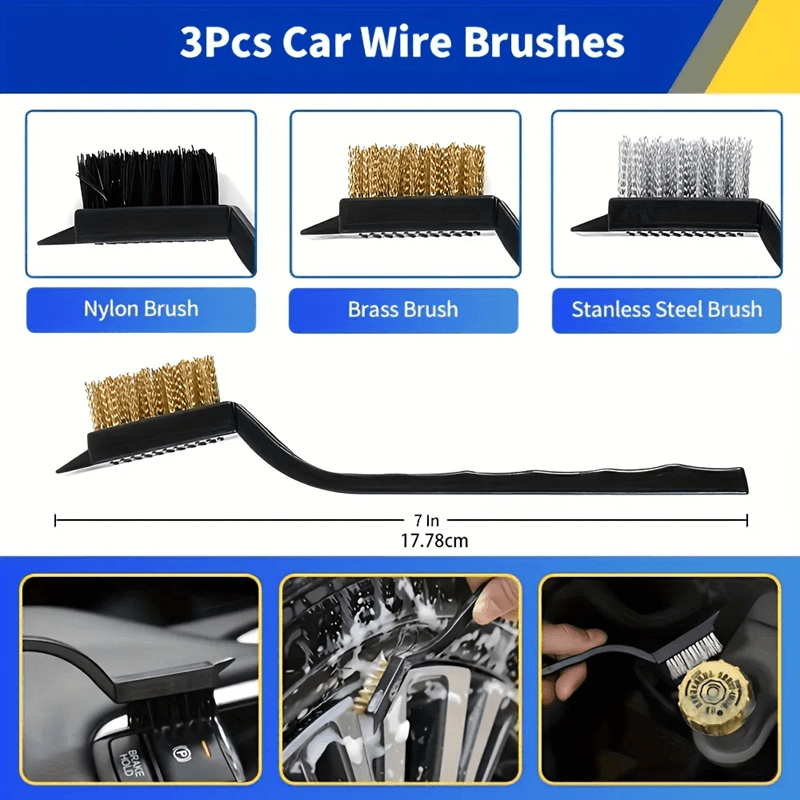 AutoMaster 27 Piece Car Wash and Detailing Kit with Brushes and Cleaning Tools
