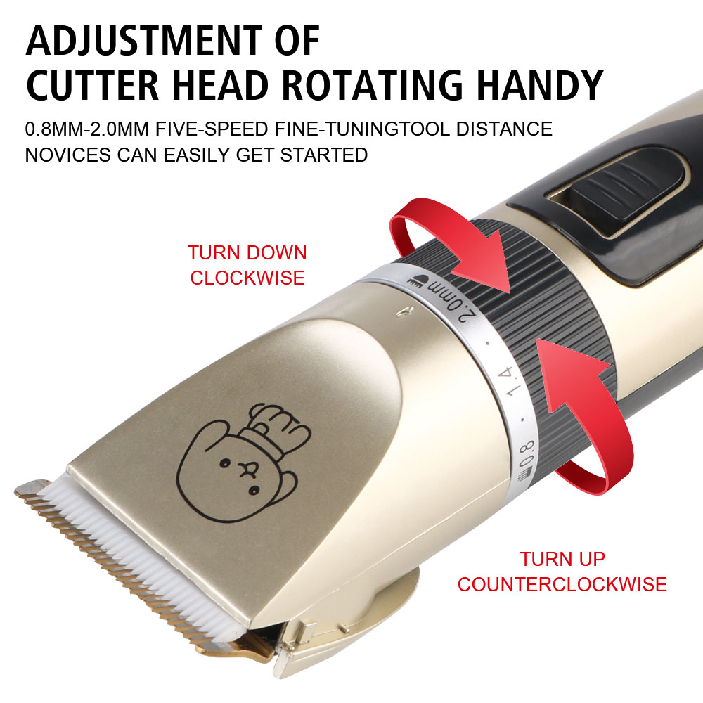 Professional Cordless Hair Clippers Kit for Men with Trimmer for Hair and Beard