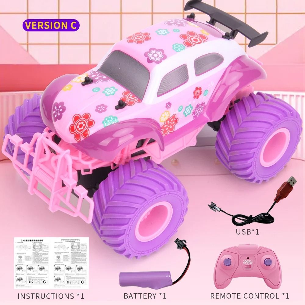 Amphibious RC Car Remote Control Stunt Vehicle Double Sided Flip 4WD Drift Off Road Toy