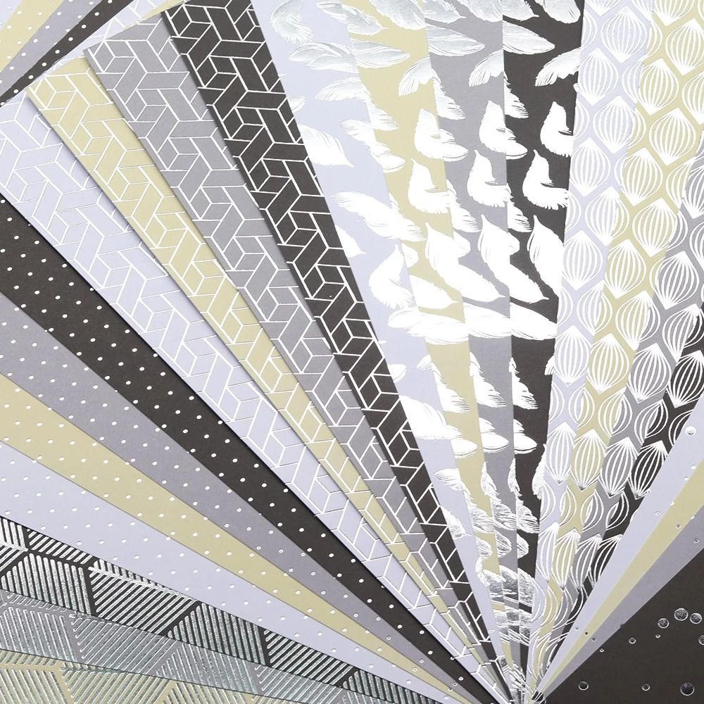 Shimmer & Shine Premium Foil Scrapbooking Paper Pack