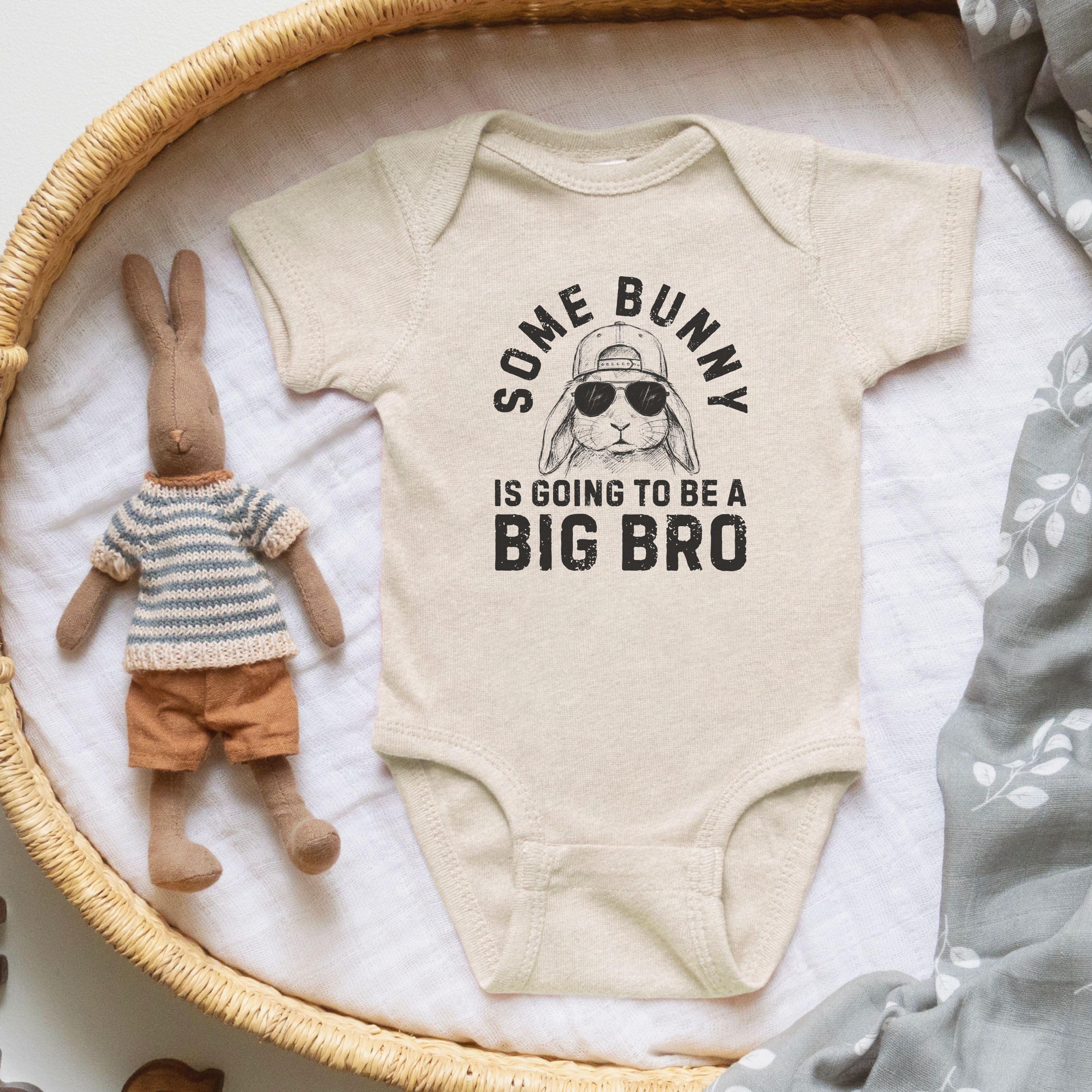 Big Brother Announcement Shirt Some Bunny Is Going to Be a Big Bro Easter Baby Reveal Tee