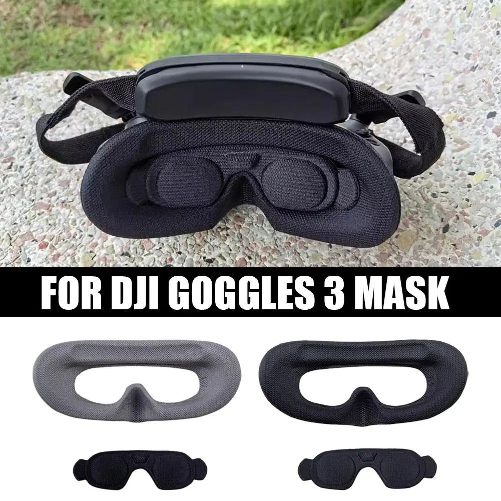 Comfort-Fit DJI Goggles 3 Eye Mask - Anti-Leakage FPV Goggles Face Cushion for Avata 2