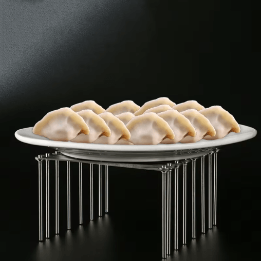 Retractable Stainless Steel Dish Rack Heavy Duty Space Saving Pot Lid & Plate Holder