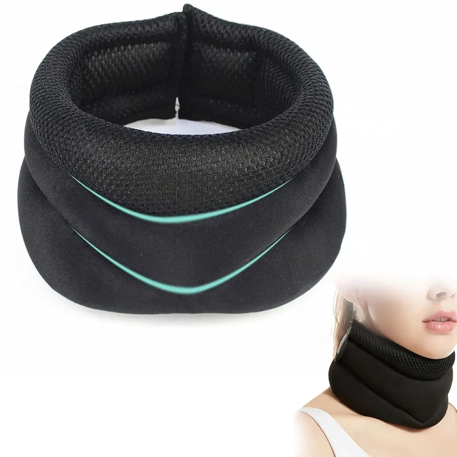 Neck Brace Support Pillow for Snoring Relief and Neck Pain Comfort