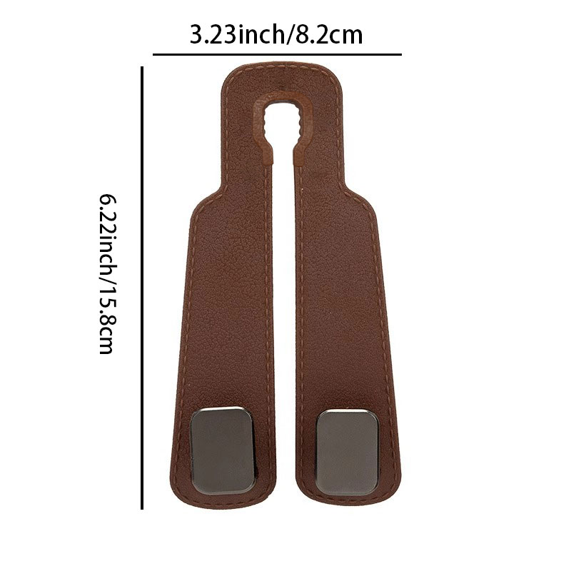 Seat Back Organizer Holder Clips Auto Fastener Hooks, Car Headrest Hooks Hanger for Bags