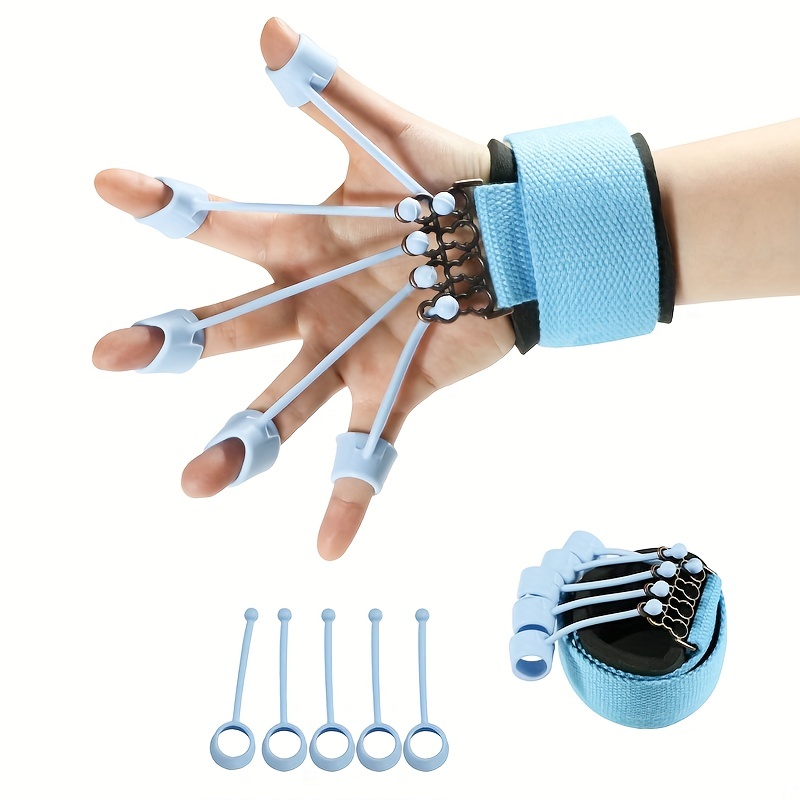 Finger Extensor Exerciser  Adjustable Resistance Hand Grip Strengthener, Silicone Hand Expander for Enhanced Strength