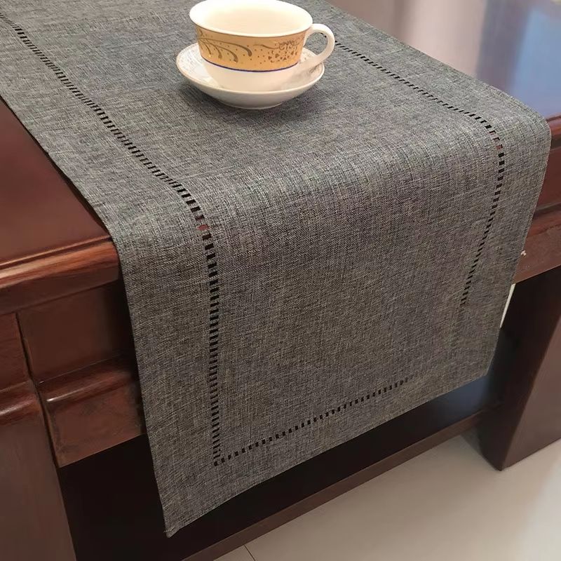 Basic Linen Style Table Runner for Kitchen, Dining & Everyday Decor
