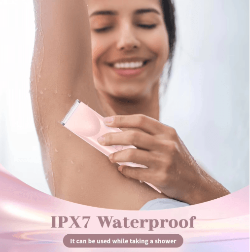 Mini Waterproof Rechargeable Womens Electric Shaver Dual Head Bikini Trimmer & Body Hair Remover