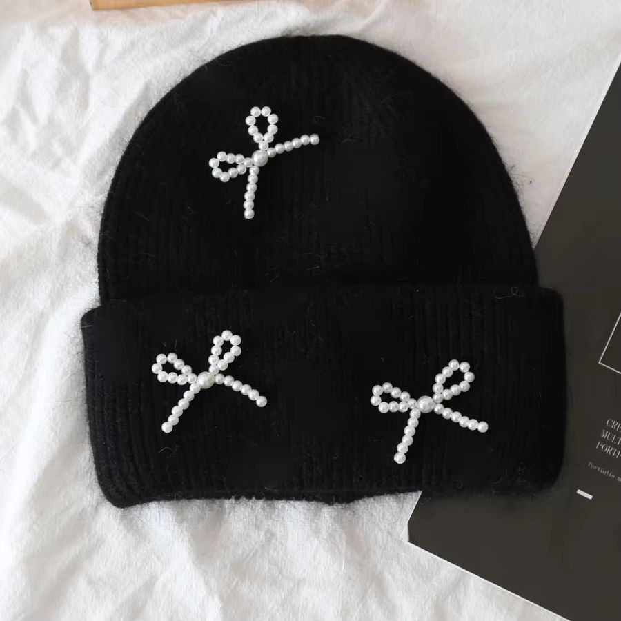 Women's Winter Windproof Layered Knitted Beanie Hat