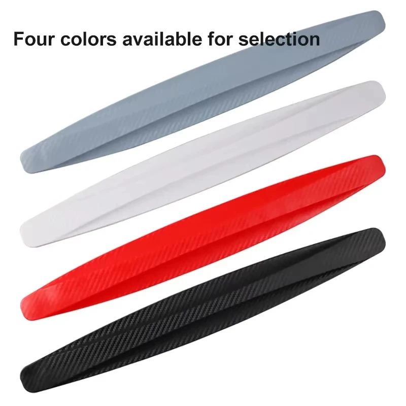 2-Piece Car Bumper Protector Strip Guard for Scratch and Collision Protection