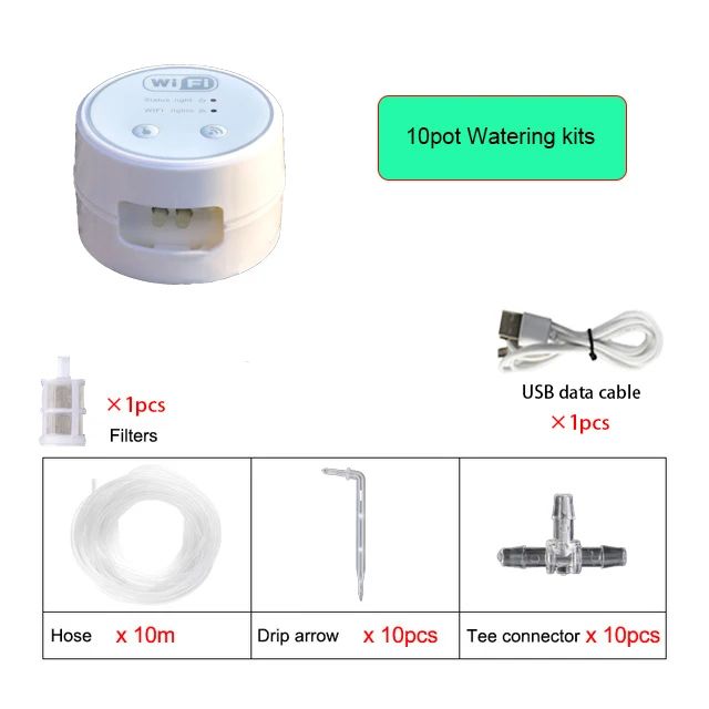 Smart Garden WiFi Irrigation Controller & Automatic Drip Irrigation System
