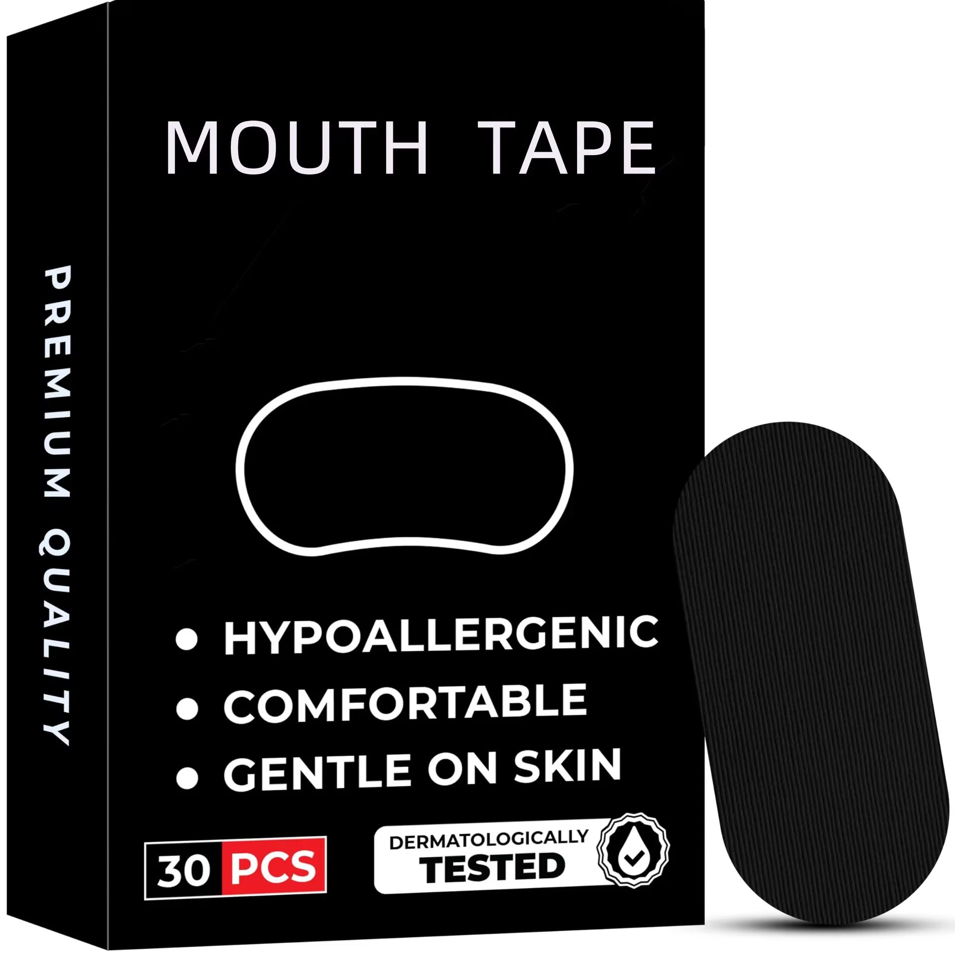 30 Pack Gentle Mouth Tape for Sleep Quiet Snoring Strip