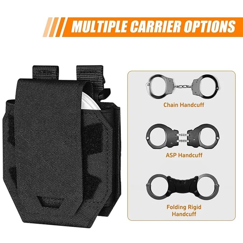 Universal Handcuff Waist Pouch with Quick Release Closure