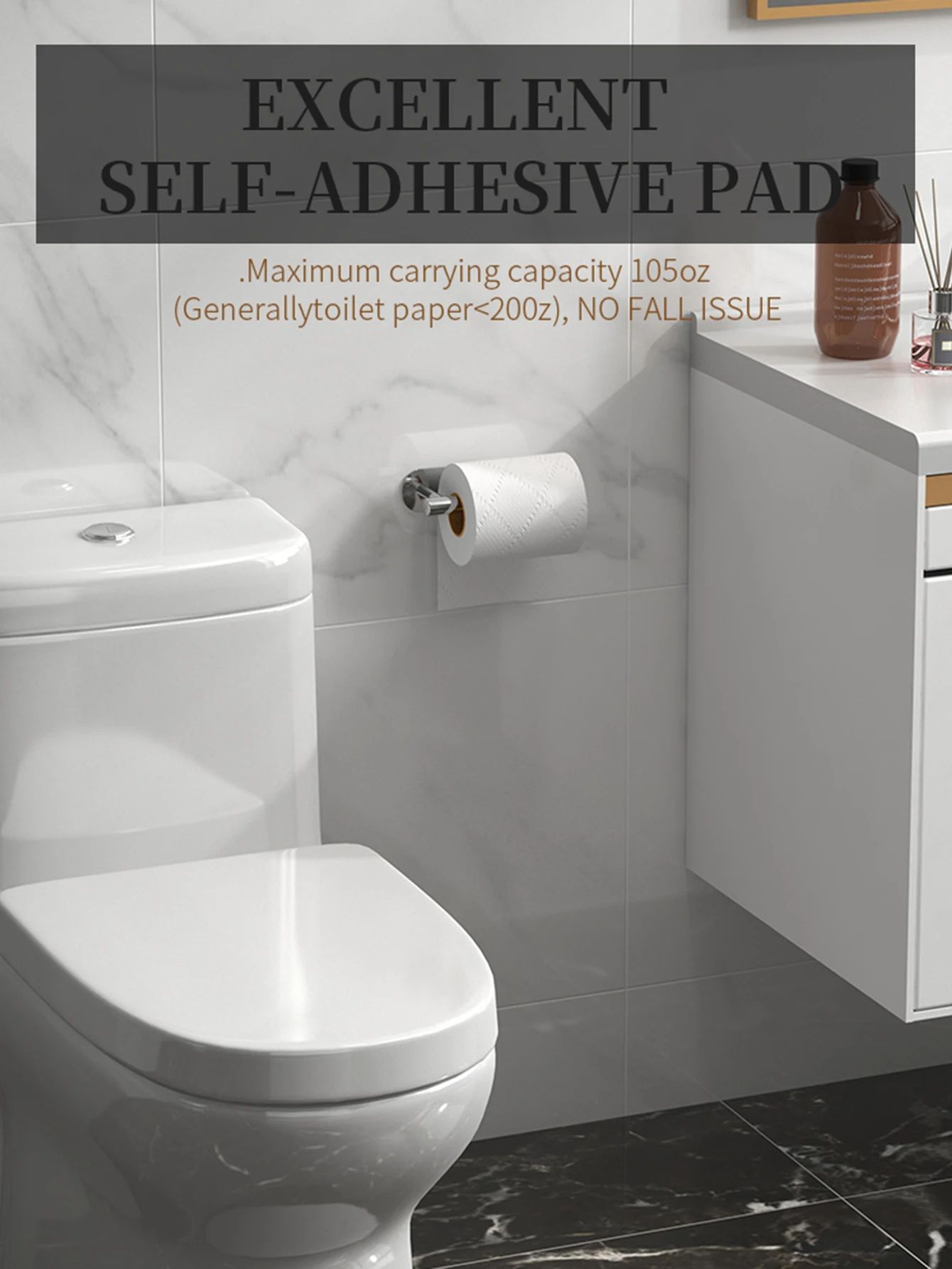 Stainless Steel Paper Towel Holder Wall Mounted No Drill Rack