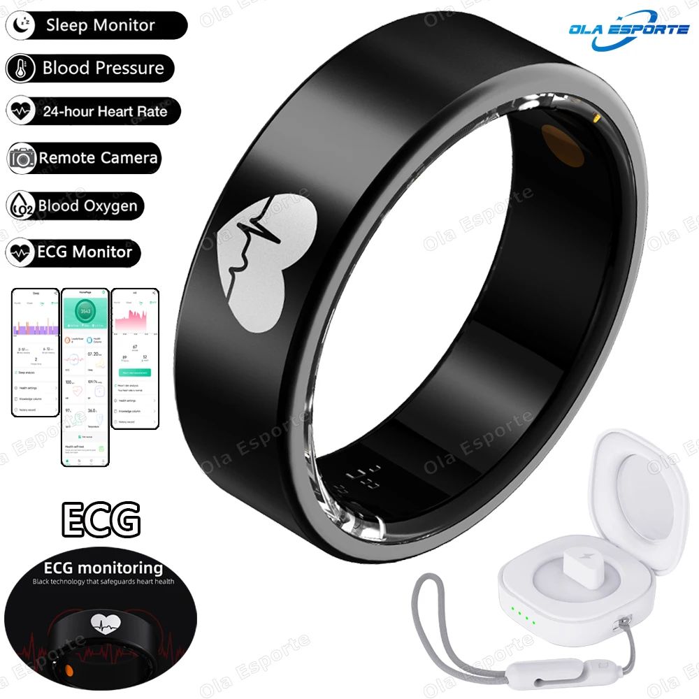 R30 Smart Health Ring ECG Heart Rate Blood Pressure Sleep Tracker