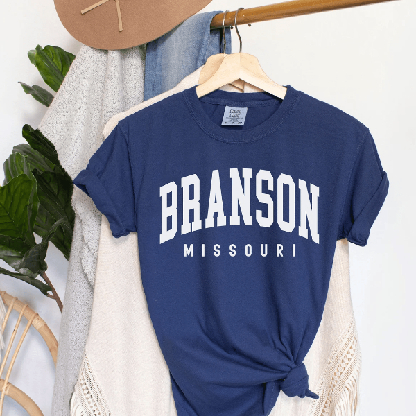 Comfort Colors Branson Missouri Shirt Vintage Travel Souvenir Tee