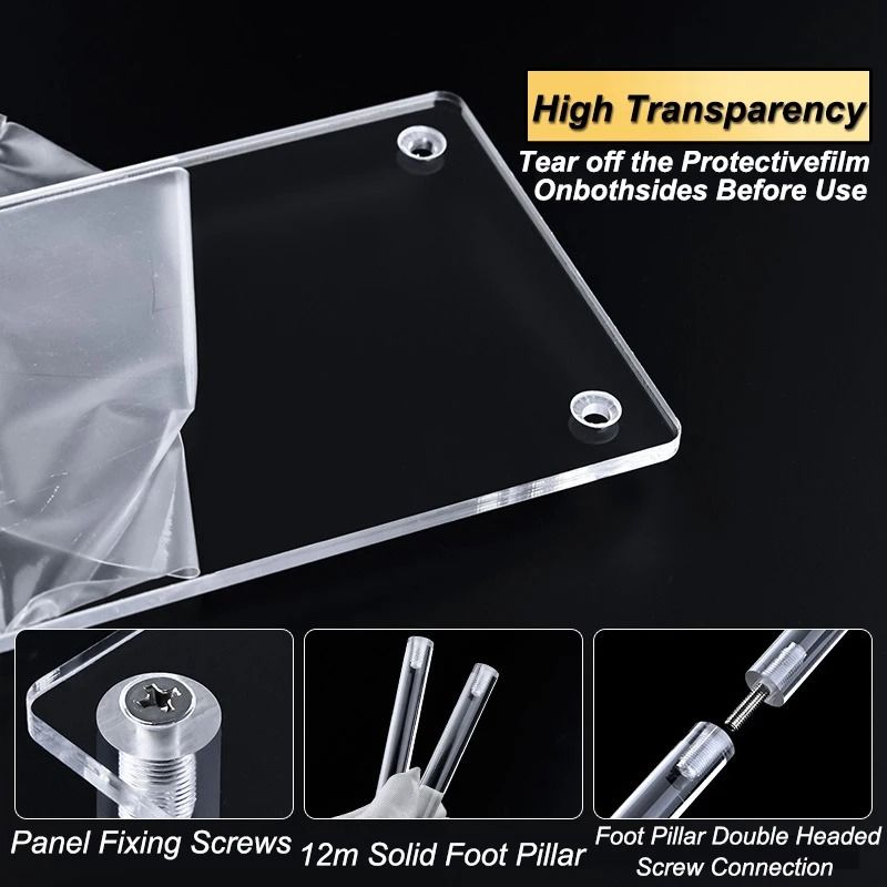 Multi Layer Acrylic Display Stand Transparent Trapezoid Shelf