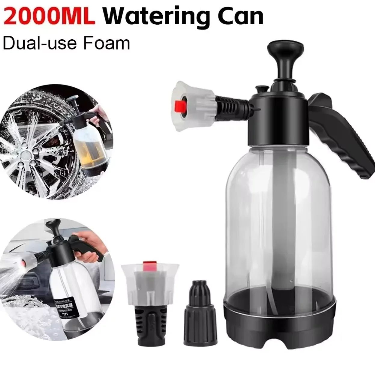 2L Handheld Foam Sprayer Pressure Bottle