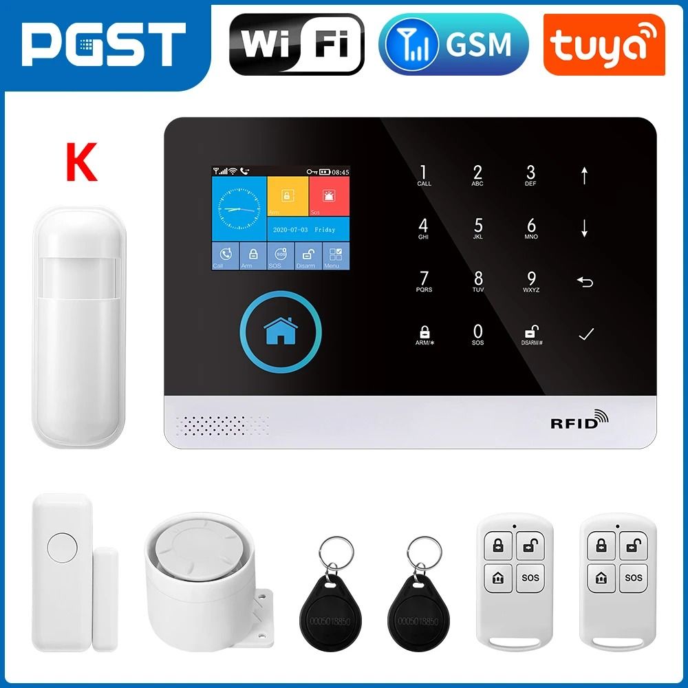 PGST 103 4G WiFi GSM Home Security Alarm System