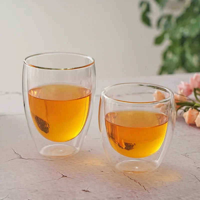 Double Wall Glass Coffee Tea Cup