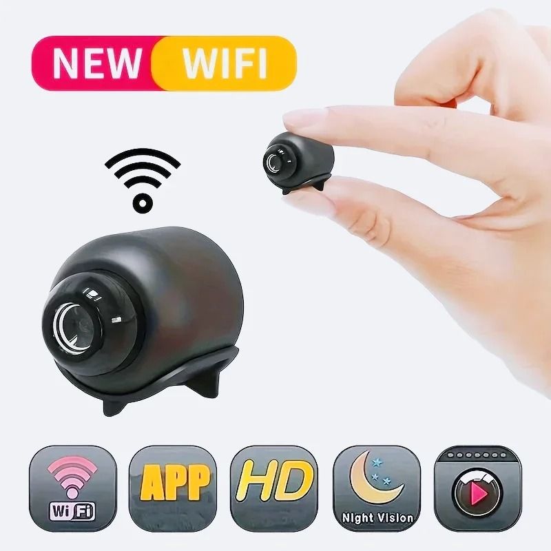 Ultra-Compact 1080P HD Smart WiFi Security & Baby Monitor