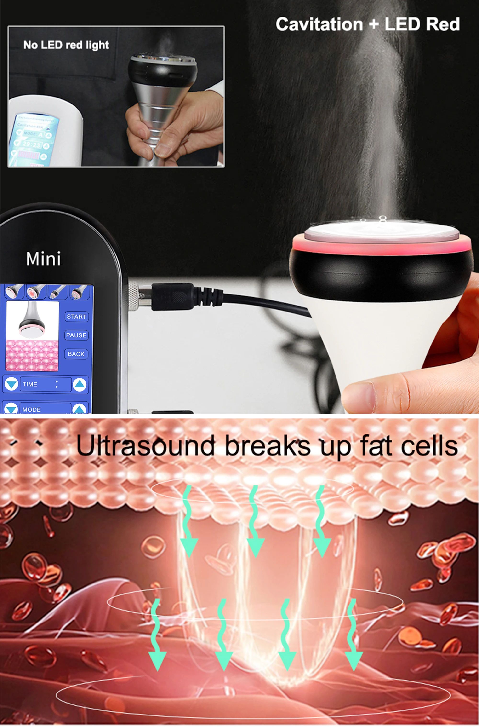 4-in-1 40K Cavitation Body & Face Slimming Machine