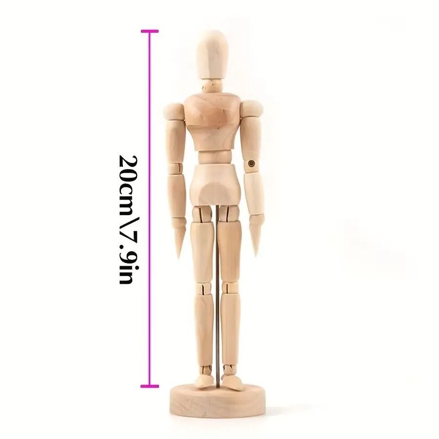 Wooden Drawing Mannequin Posable Artist Sketch Figure Model