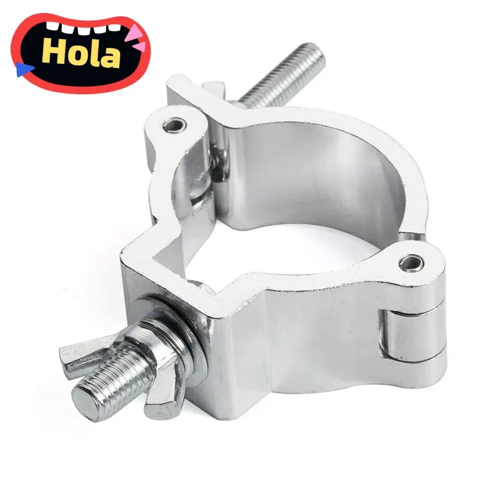Aluminum Stage Light Truss Clamp Quick Release | DJ Lighting Hook Bracket 18-21mm & 38-52mm, Secure Lamp Hanger Clip