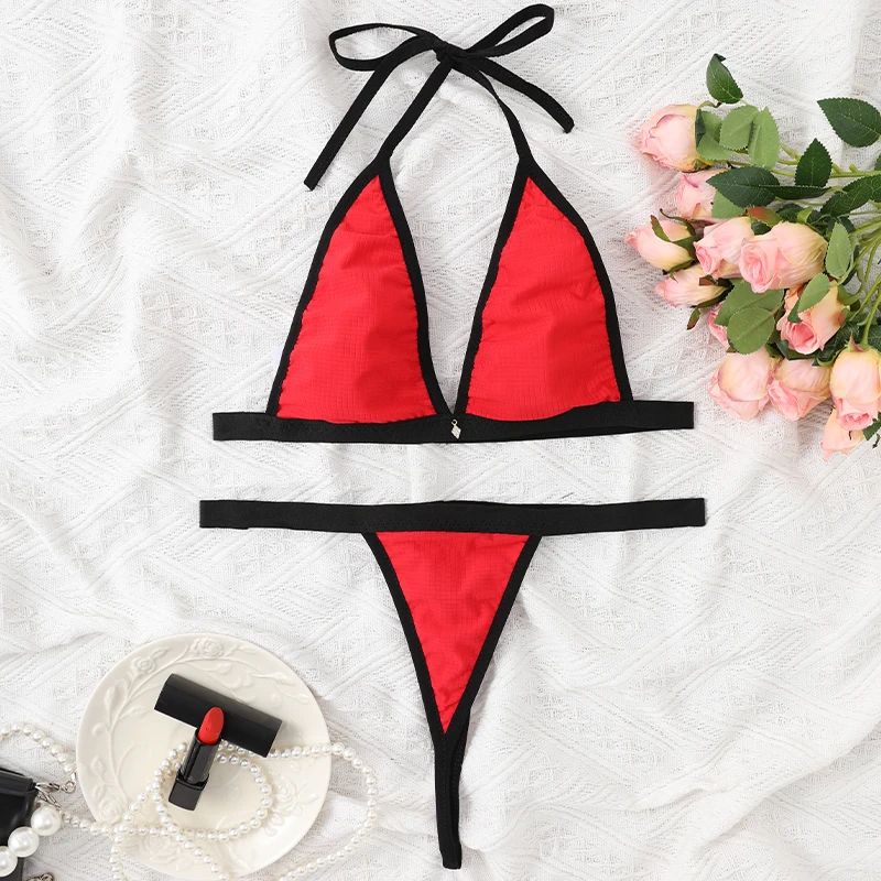 Sexy Micro Brazilian Thong Bikini Set