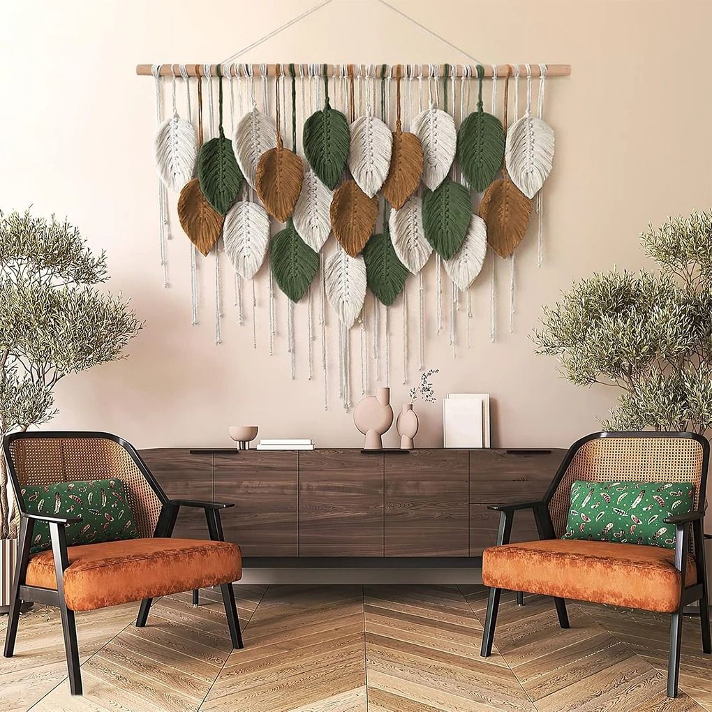 Fiber Narrative Sculpture – High-Definition Macrame Architectural Tapestry