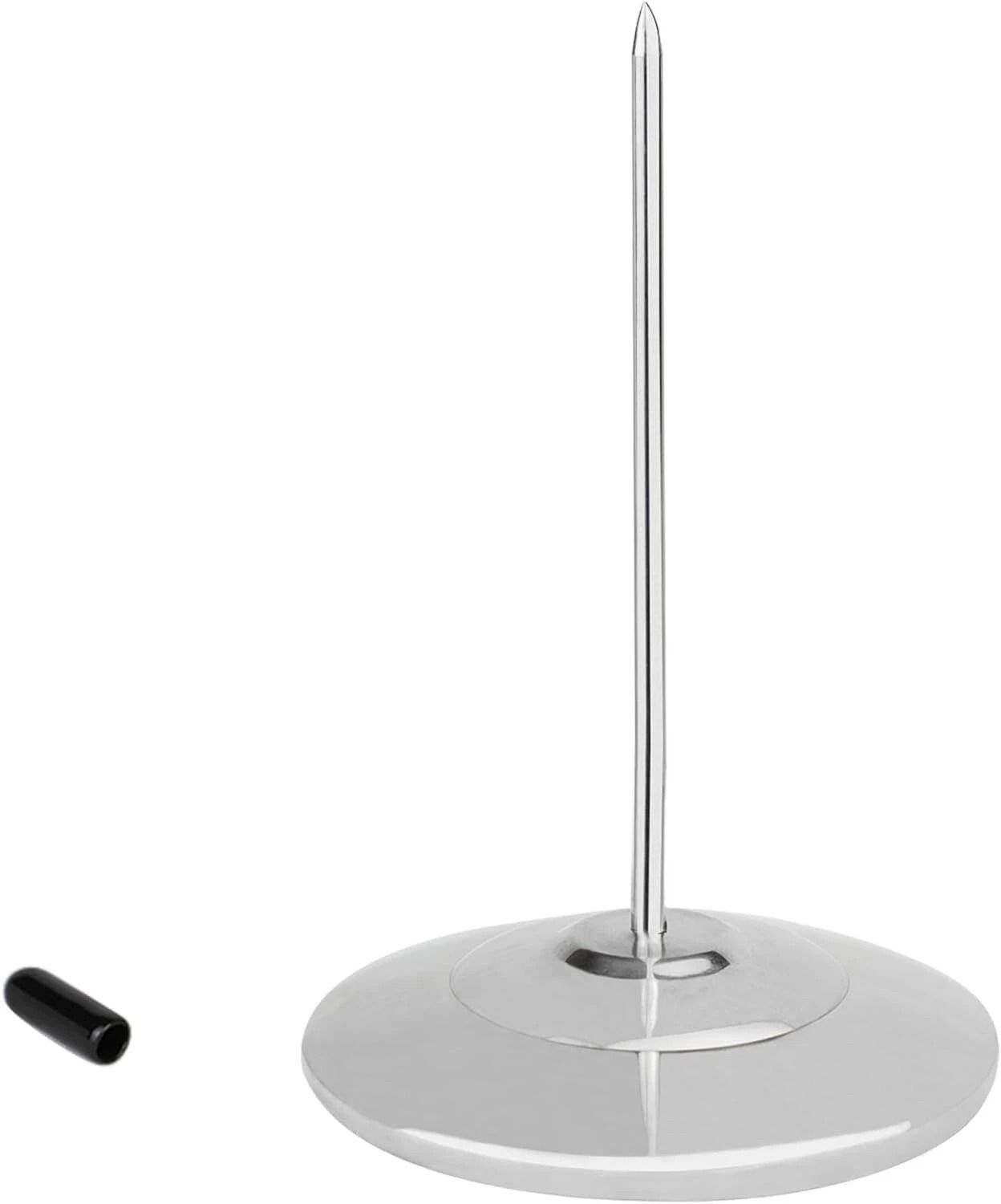 Stainless Steel Receipt Holder with Heavy Duty Base Restaurant Receipt Spike Stand