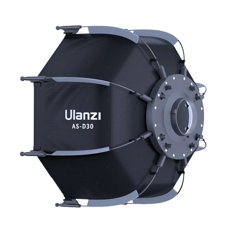 Ulanzi AS-D30 11.81in Octagonal Softbox with Mini Bowens Mount for 40W COB Video Lights