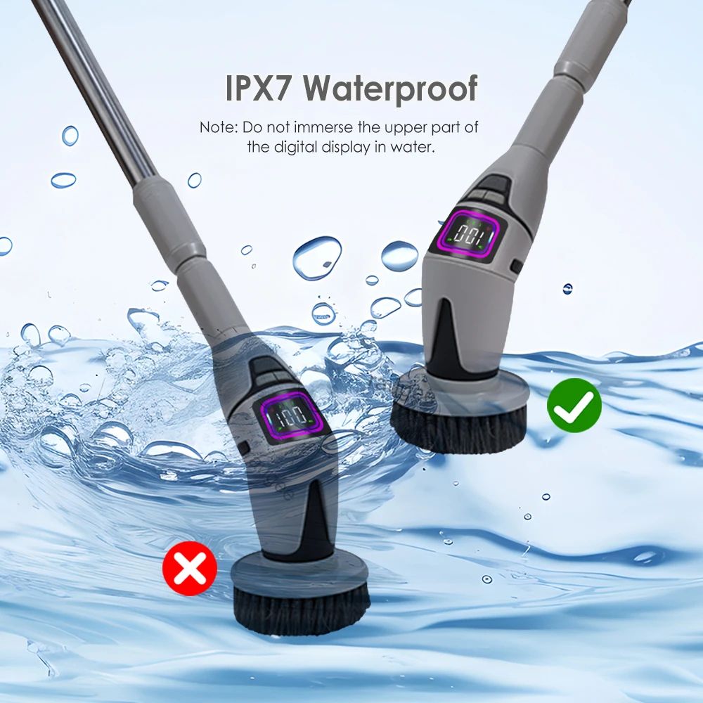 10 in 1 Wireless Electric Spin Scrubber