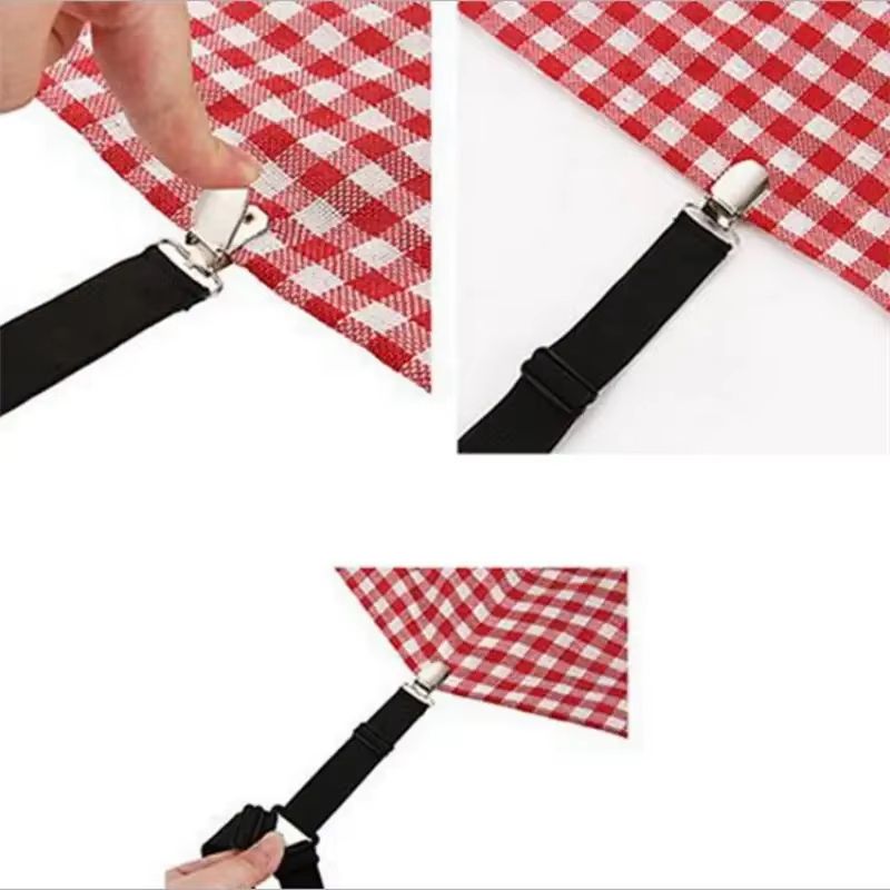 Adjustable Bed Sheet and Quilt Holder Set – Elastic Mattress Clips for Secure and Neat Bedding