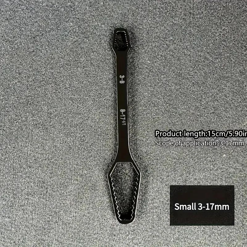 Compact Double-Head Adjustable Wrench (3–17 mm) – Versatile Multi-Purpose Tool