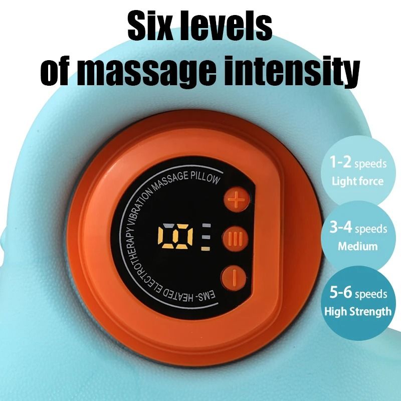 Electric Cervical Neck Stretcher and Pulse Massage Pillow