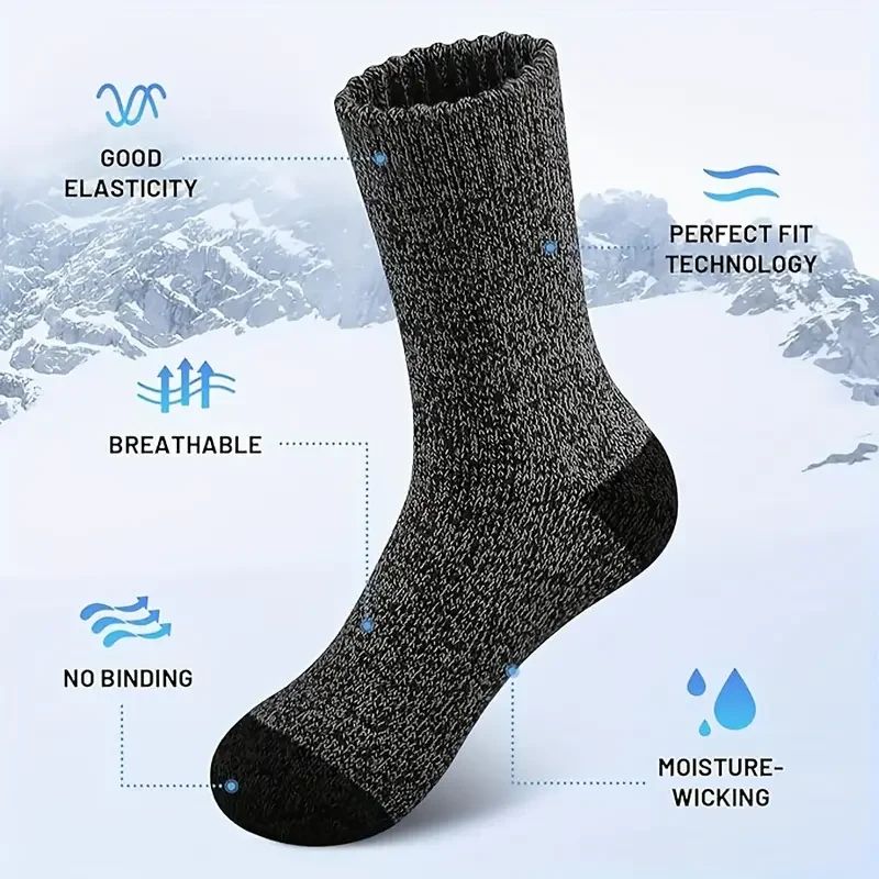 Merino Wool Thermal Socks Set