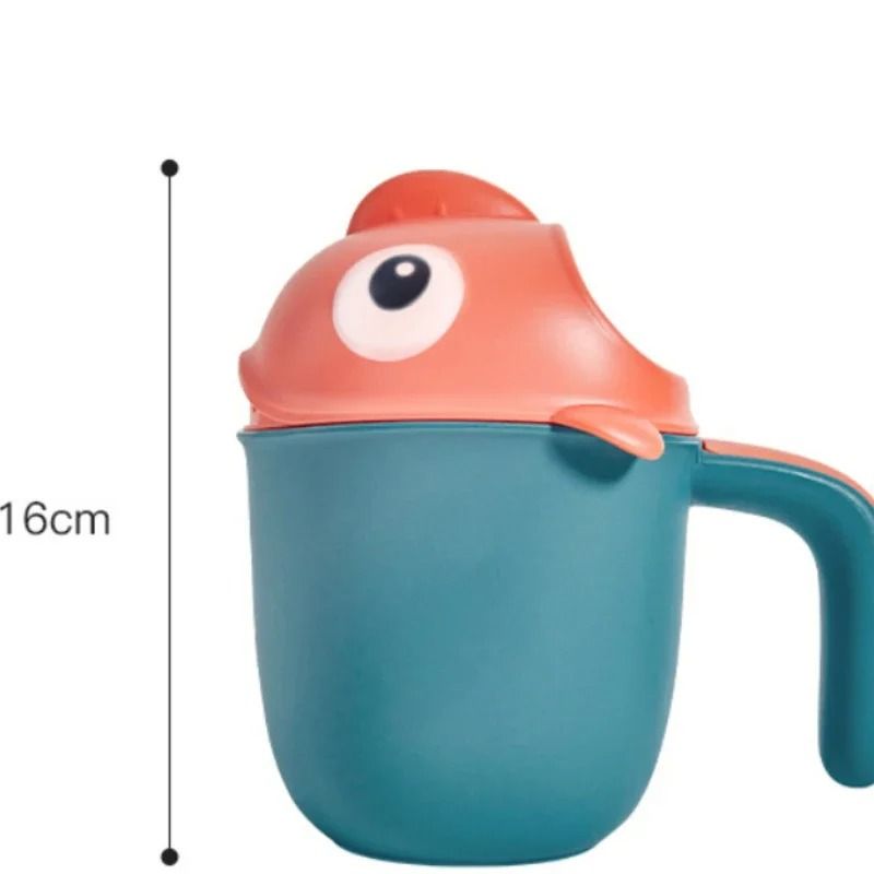 Cartoon Shark Kids Bath Shower Rinse Cup
