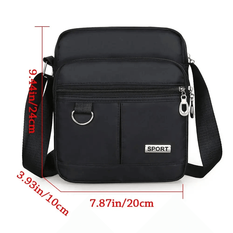 AquaGuard Waterproof Nylon Crossbody Bag