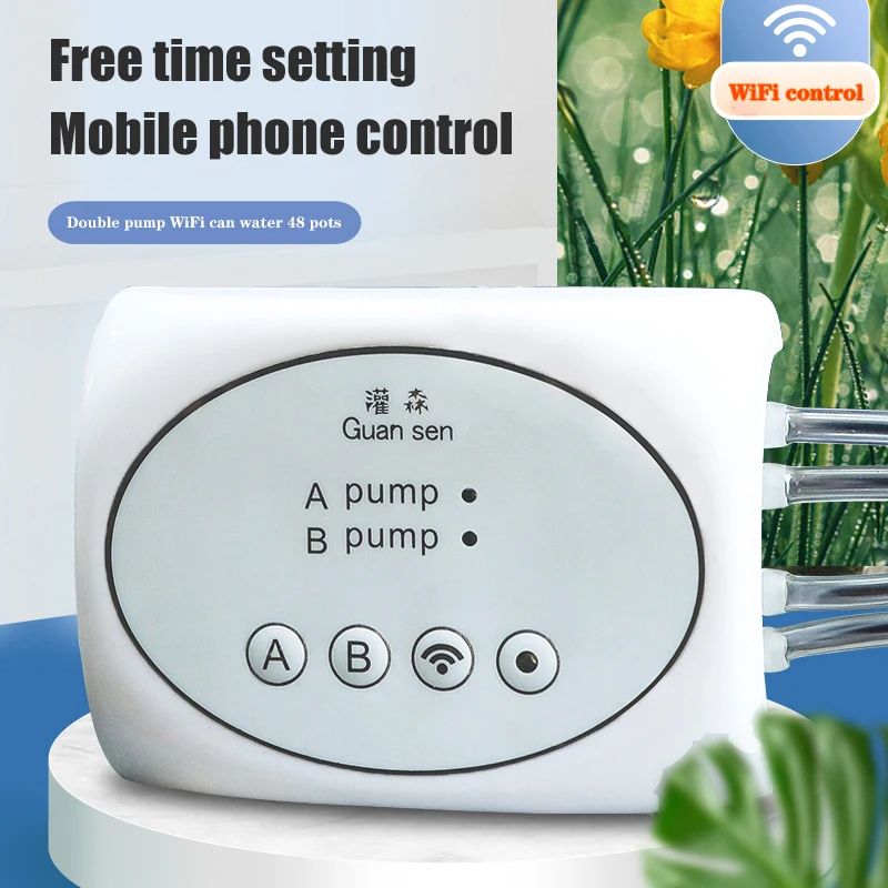 WiFi Smart Garden Irrigation Controller Kit – App-Controlled Automatic Drip Watering Timer