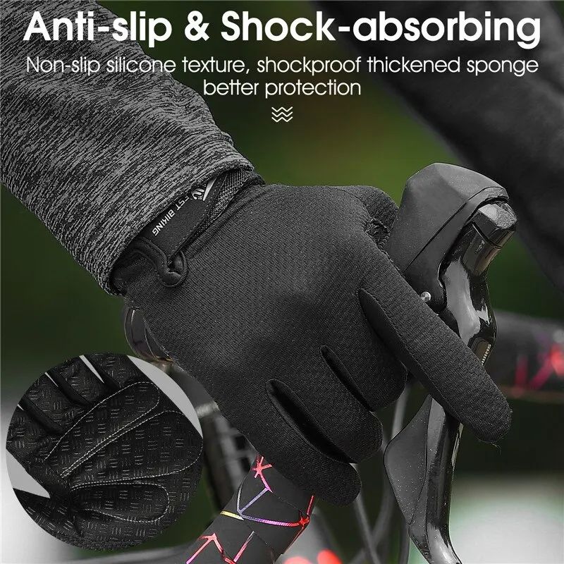 WEST BIKING Full Finger Touchscreen Cycling Gloves