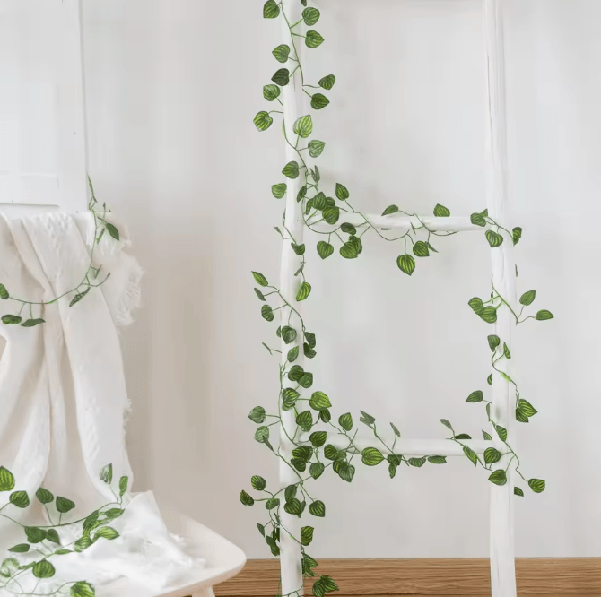 Artificial Ivy Garland Vine – 82.68-Inch Realistic Hanging Greenery Decor for Home, Wedding & Outdoor Styling