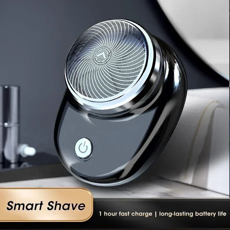 Upgraded Mini Mens Shaver with IPX7 Waterproof Fast Charge and 9000RPM Motor