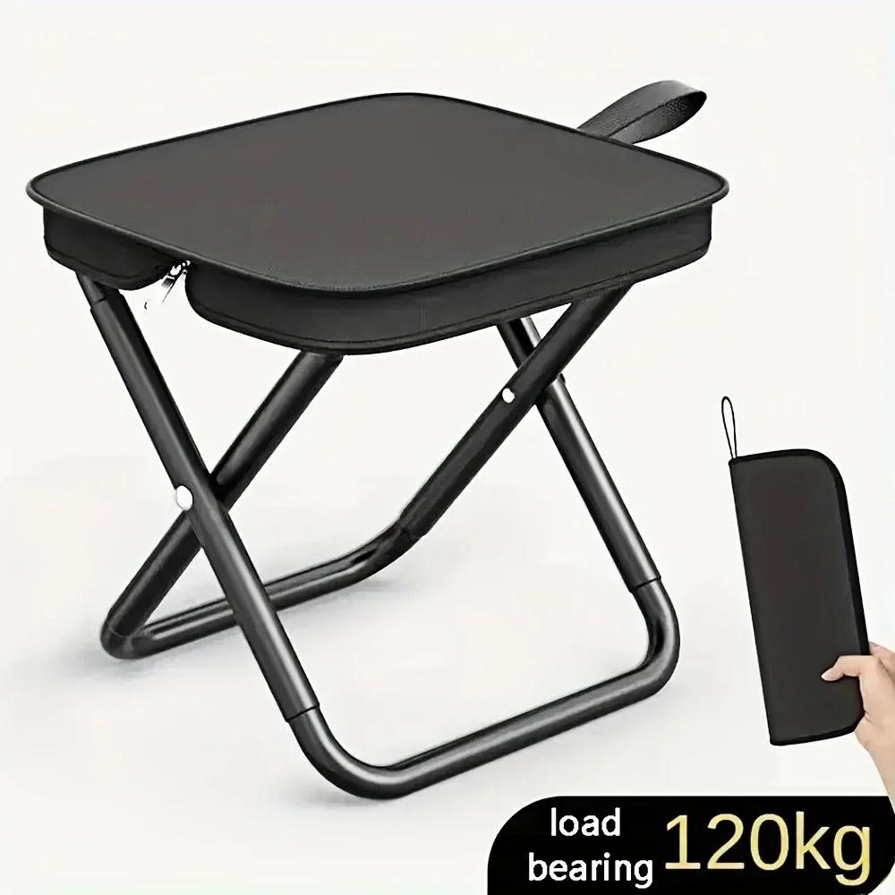 Ultralight Folding Camping Chair Stool – Portable Outdoor Picnic & Fishing Seat, Compact Travel Chair for Hiking & Campi